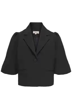 Wehkamp KIDS ONLY GIRL cropped blazer zwart aanbieding