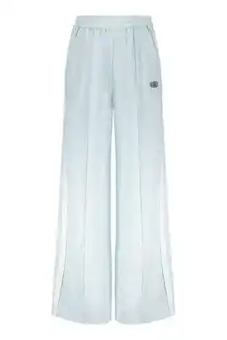 Wehkamp Frankie&Liberty wide leg regularwaist sweatpants lichtblauw aanbieding