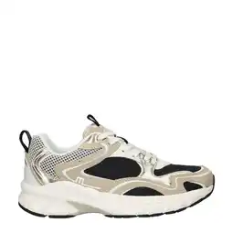 Wehkamp Maruti Novi chunky leren sneakers zwart/beige aanbieding