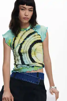 Wehkamp Desigual T-shirt blauw aanbieding