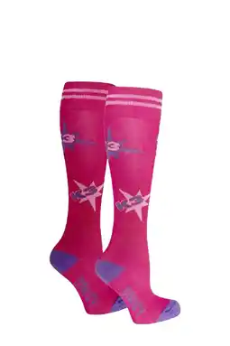 Wehkamp B.Nosy x K3 kniekousen felroze/paars aanbieding