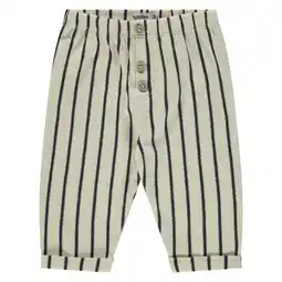 Wehkamp Babyface gestreepte casual broek ecru aanbieding