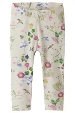 Wehkamp NAME IT BABY regular legging beige gebreid aanbieding