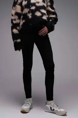 Wehkamp TOPSHOP Tsjamie Hr Slim Dnm Jeans Bl Noos highwaist slim fit jeans black denim aanbieding
