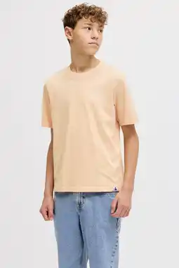 Wehkamp JACK & JONES JUNIOR T-shirt met backprint rozezand aanbieding