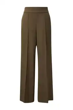 Wehkamp comma regularwaist broek donkergroen aanbieding