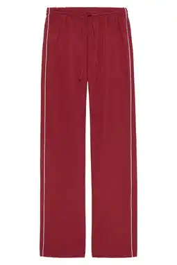 Wehkamp Catwalk Junkie wide leg regularwaist broek rood aanbieding
