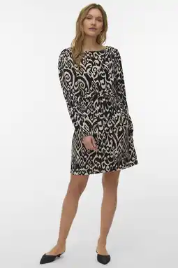 Wehkamp VERO MODA mini jurk zwart aanbieding
