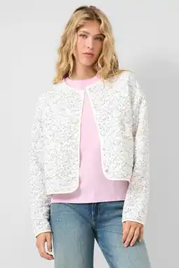 Wehkamp QS jack quilted ecru aanbieding