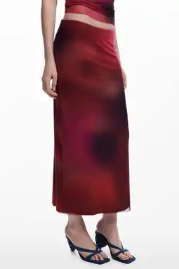Wehkamp Desigual kokerrok rood aanbieding