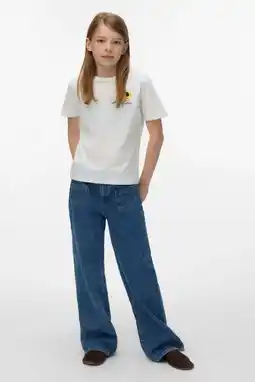 Wehkamp VERO MODA GIRL T-shirt wit aanbieding