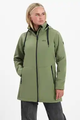 Wehkamp Kjelvik softshell jas Maren groen aanbieding