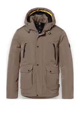 Wehkamp District winterjas taupe aanbieding