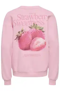 Wehkamp KIDS ONLY GIRL sweater met backprint roze aanbieding