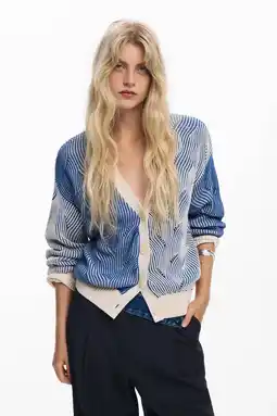 Wehkamp Desigual vest blauw aanbieding