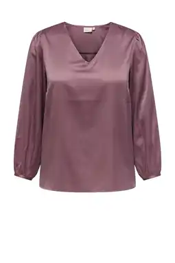 Wehkamp ONLY CARMAKOMA blousetop roze aanbieding