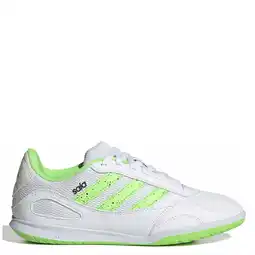 Wehkamp adidas Performance Super Sala Competition 3 junior zaalvoetbalschoenen wit/limegroen aanbieding