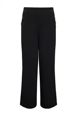 Wehkamp JDY straight fit broek zwart aanbieding