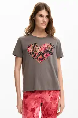 Wehkamp Desigual T-shirt lichtgrijs aanbieding