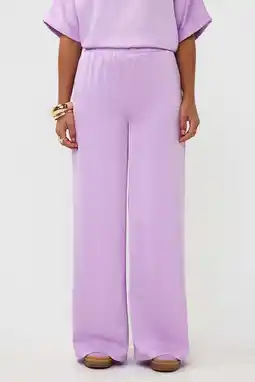 Wehkamp Ydence highwaist casual broek lila aanbieding