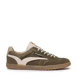 Wehkamp Floris van Bommel De Zaler 01.14 suède sneakers bruin aanbieding