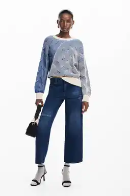 Wehkamp Desigual trui blauw aanbieding