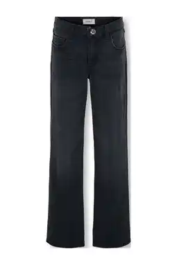 Wehkamp KIDS ONLY GIRL wide leg jeans black denim aanbieding