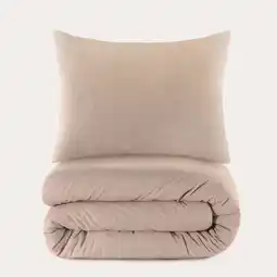 Wehkamp Studio LIVIT flanellen dekbedovertrek 1-persoons (140x220 cm) aanbieding