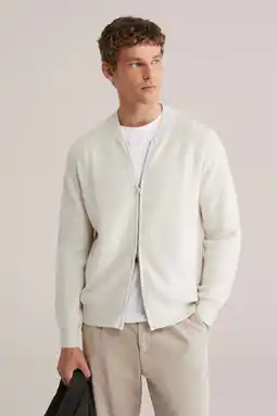Wehkamp WE Fashion vest rib gebreid wit aanbieding