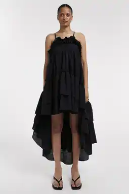 Wehkamp TOPSHOP midi jurk zwart aanbieding