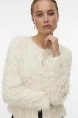 Wehkamp VERO MODA vest crème aanbieding