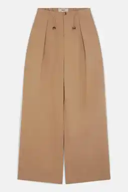 Wehkamp Suncoo wide leg broek camel aanbieding