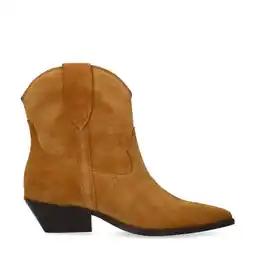 Wehkamp Sacha suède cowboylaarzen cognac aanbieding