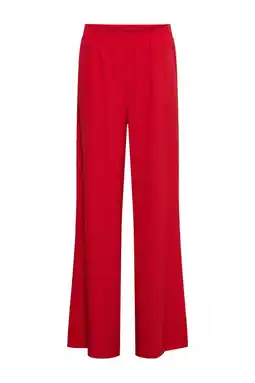 Wehkamp Co Woman straight regularwaist casual broek rood aanbieding