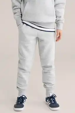 Wehkamp WE Fashion regular joggingbroek grijs melange aanbieding