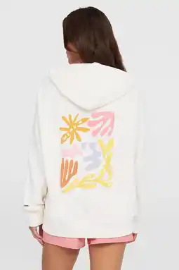 Wehkamp O'Neill hoodie ecru met backprint aanbieding