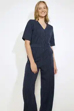 Wehkamp LOLALIZA jumpsuit donkerblauw aanbieding