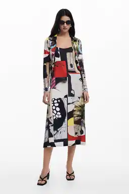 Wehkamp Desigual zomerjurk zwart aanbieding