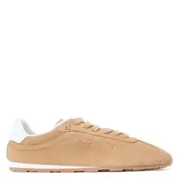 Wehkamp Tommy Hilfiger suède sneakers camel aanbieding