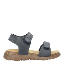 Wehkamp Develab leren sandalen donkerblauw aanbieding