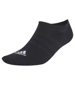 Wehkamp adidas Performance sportsokken - zwart/wit (set van 3) aanbieding