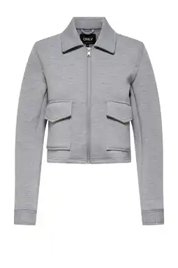 Wehkamp ONLY jasje grijs melange aanbieding