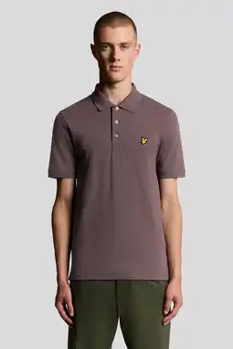 Wehkamp Lyle & Scott regular polo bruin aanbieding