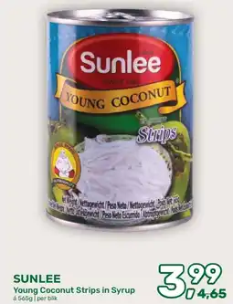 Amazing Oriëntal Sunlee Young Coconut Strips in Syrup aanbieding
