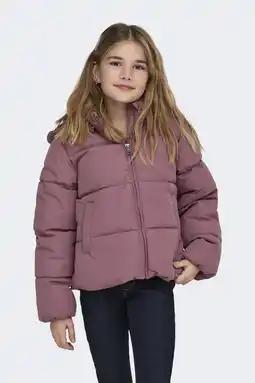 Wehkamp KIDS ONLY GIRL gewatteerde jas bruin aanbieding