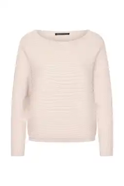 Wehkamp Expresso trui rib gebreid beige aanbieding