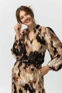 Wehkamp LabeL DOT top bruin aanbieding