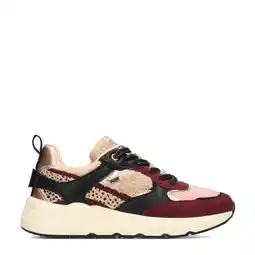 Wehkamp POSH by Poelman Bodie chunky sneakers donkerrood multi aanbieding