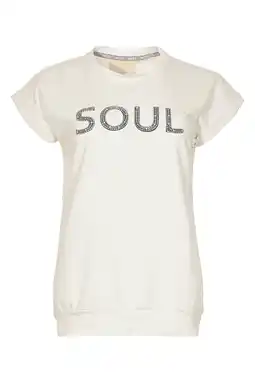 Wehkamp Maicazz & Zizo T-shirt ecru aanbieding