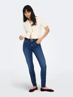 Wehkamp ONLY high waist skinny jeans ONLROYAL medium blue denim regular aanbieding